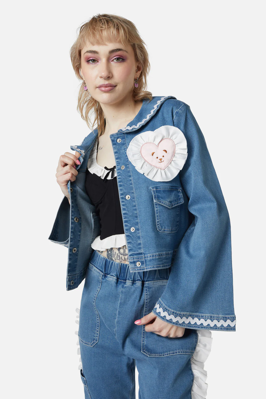 Sailor Teddy Denim Jacket