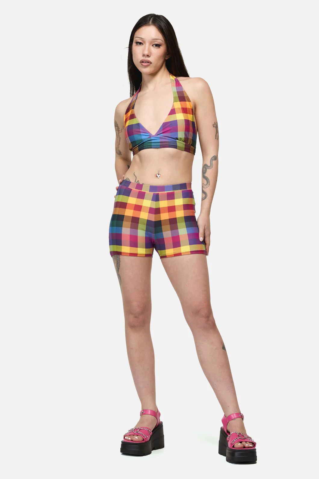 Cosy Check Bikini Bottom