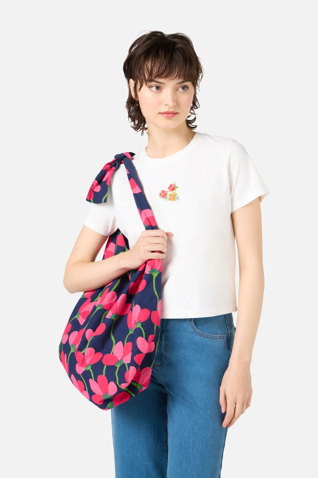 Lulu Floral Slouchy Bag