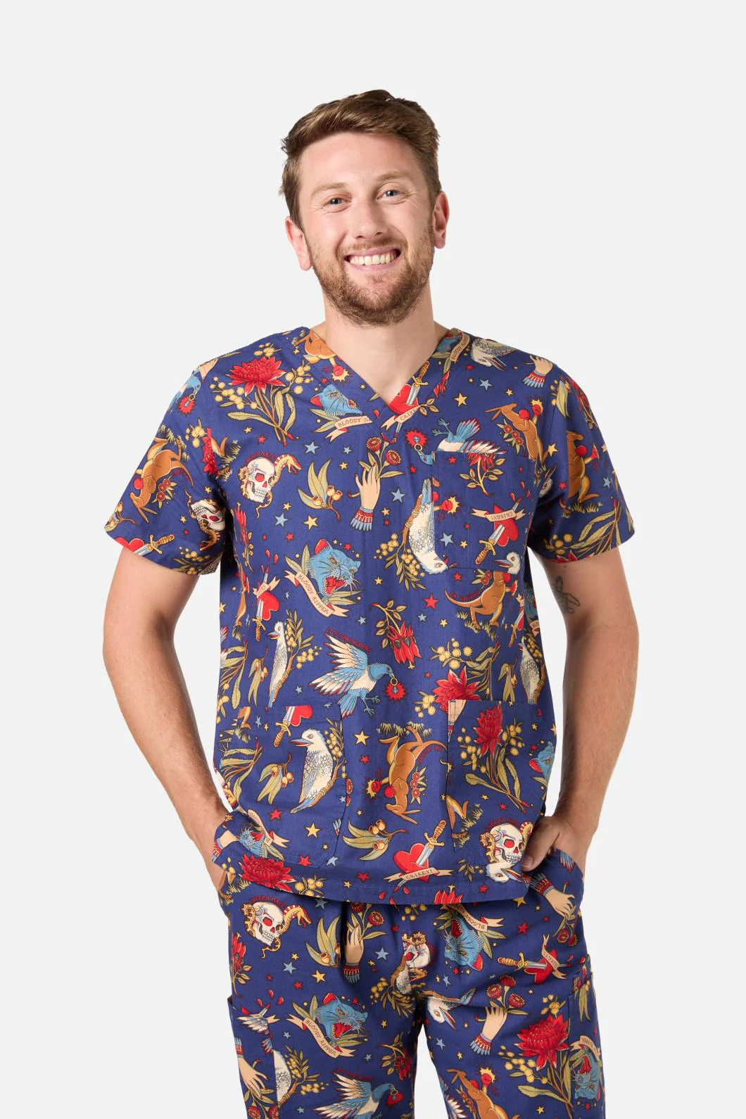 Land Down Under Scrub Set