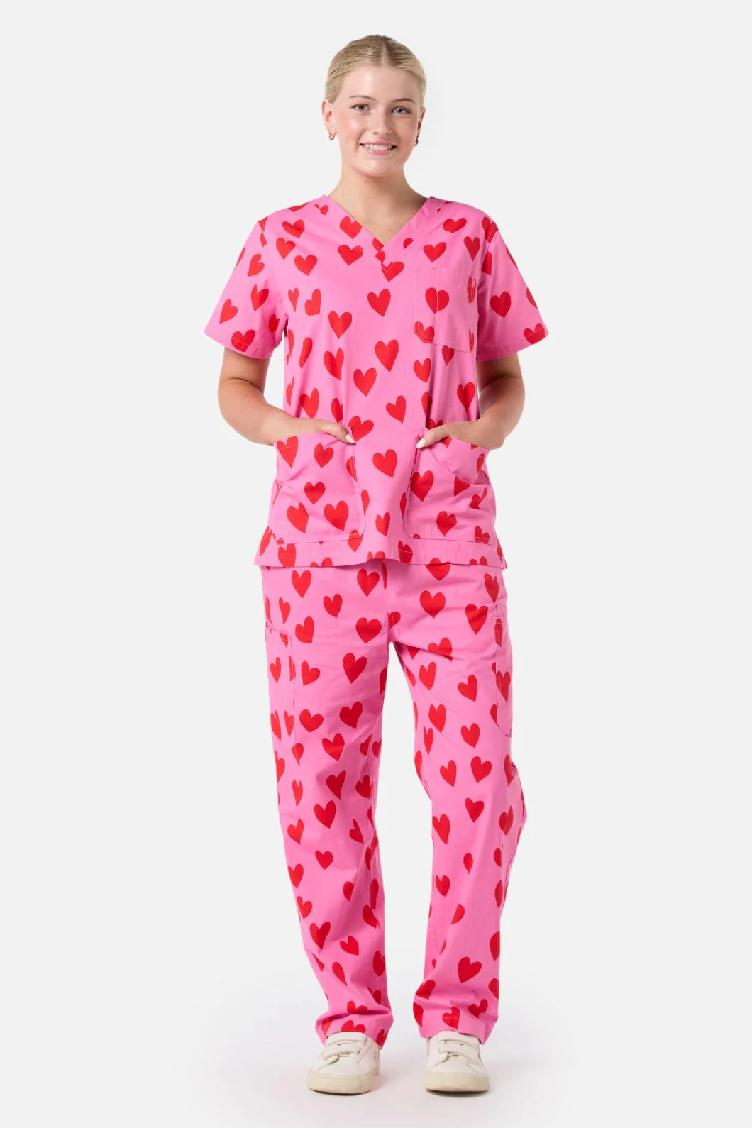 Love Hearts Scrub Set