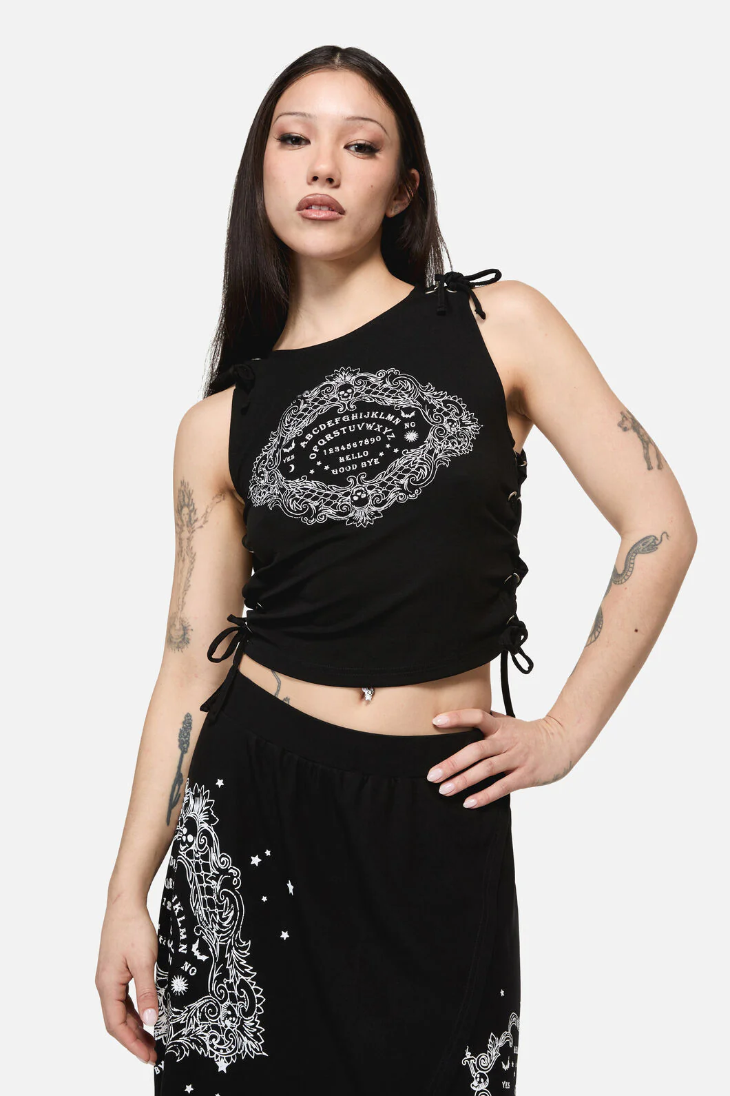 Seance Goth Print Tank Top