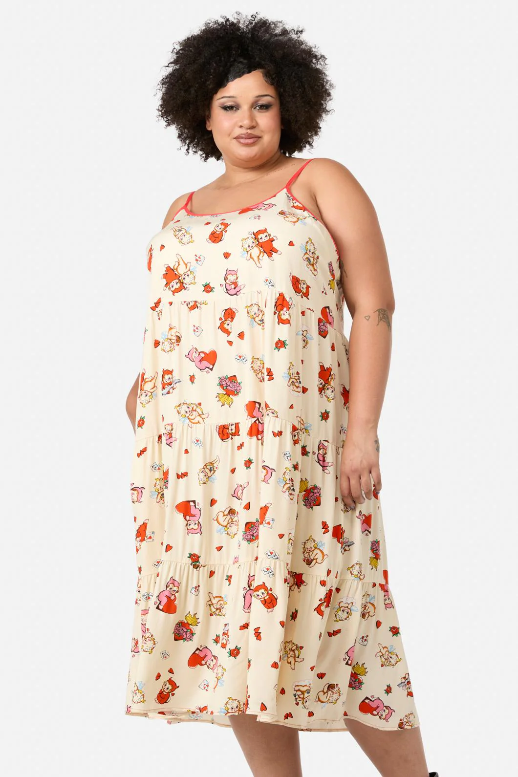 Curve Love Found Tier Dress
