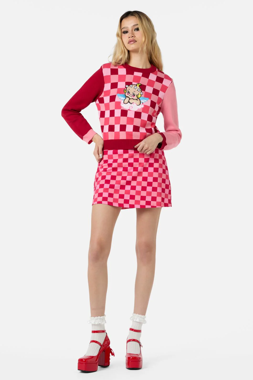 Valentynes Contrast Knit