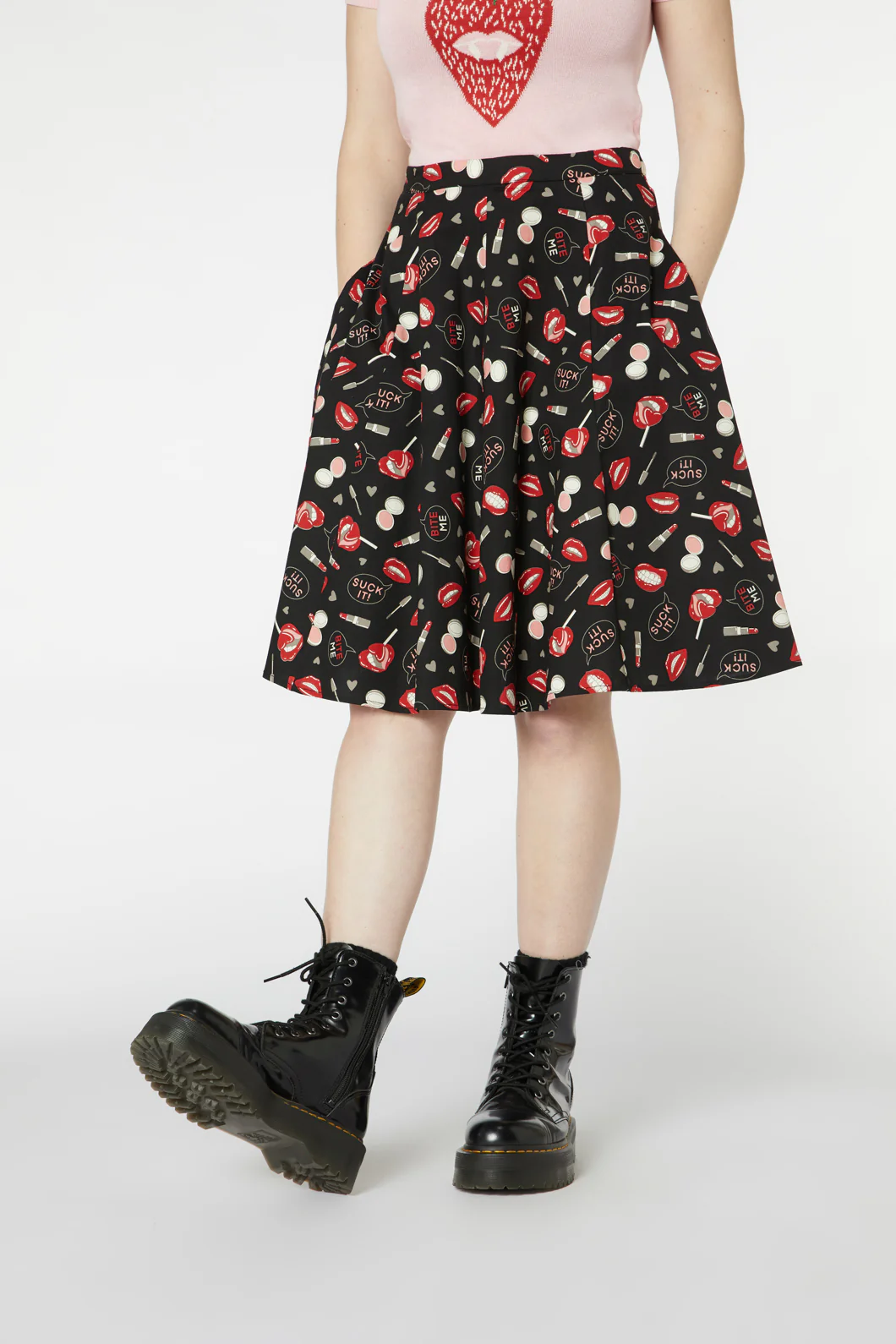 Kiss And Makeup Skirt