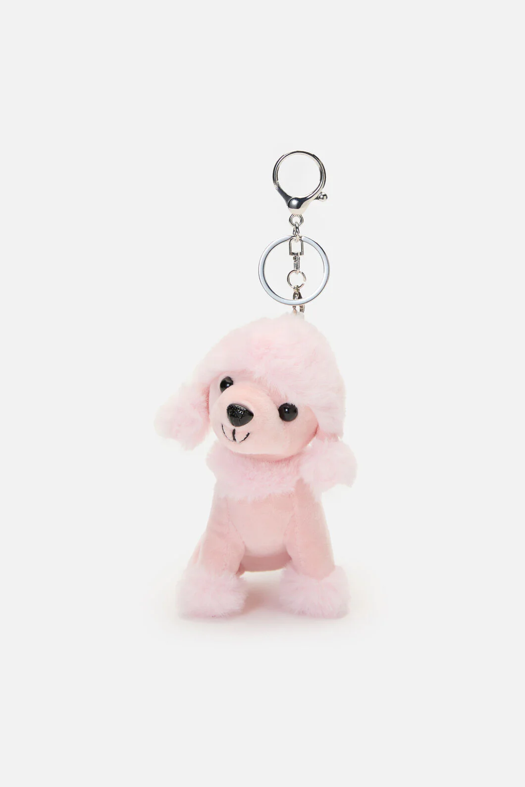 Pink Poodle Bag Charm