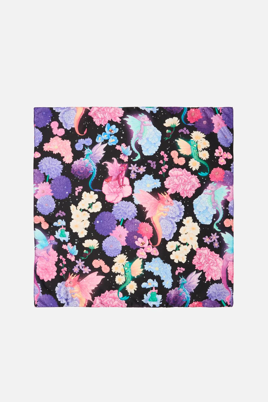 Dragons Grove Satin Scarf