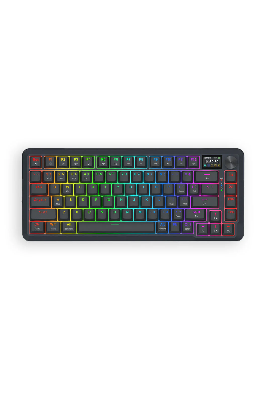 K708RGB-PRO Fleact 75% LCD Keyboard