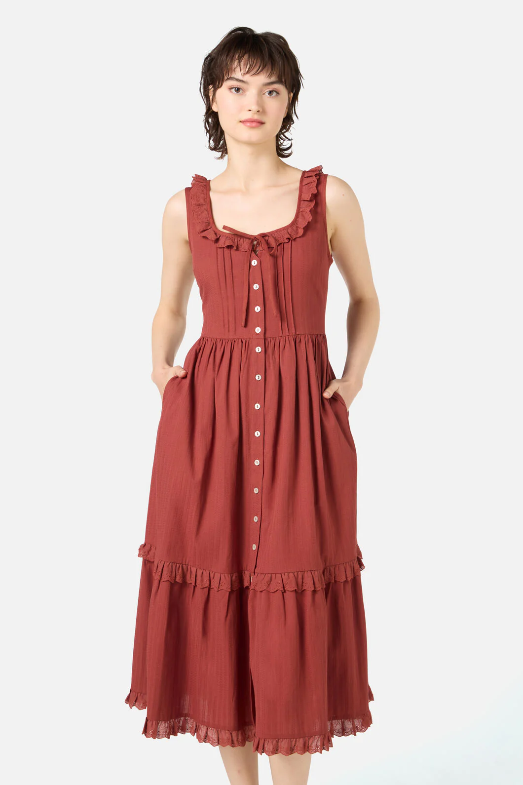 Elise Corset Midi Dress
