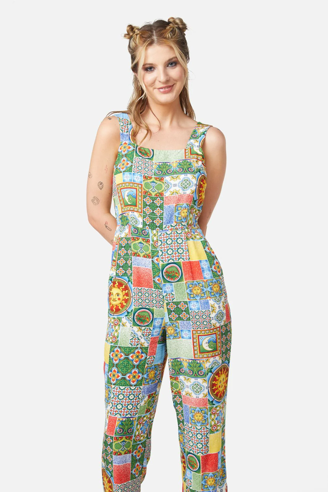 Majolica Viscose Jumpsuit