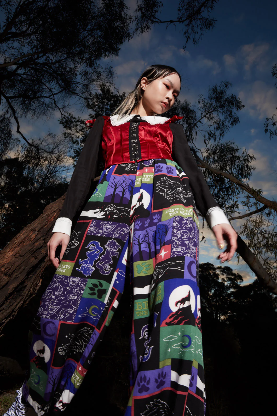 Wolf Pack Print Pant