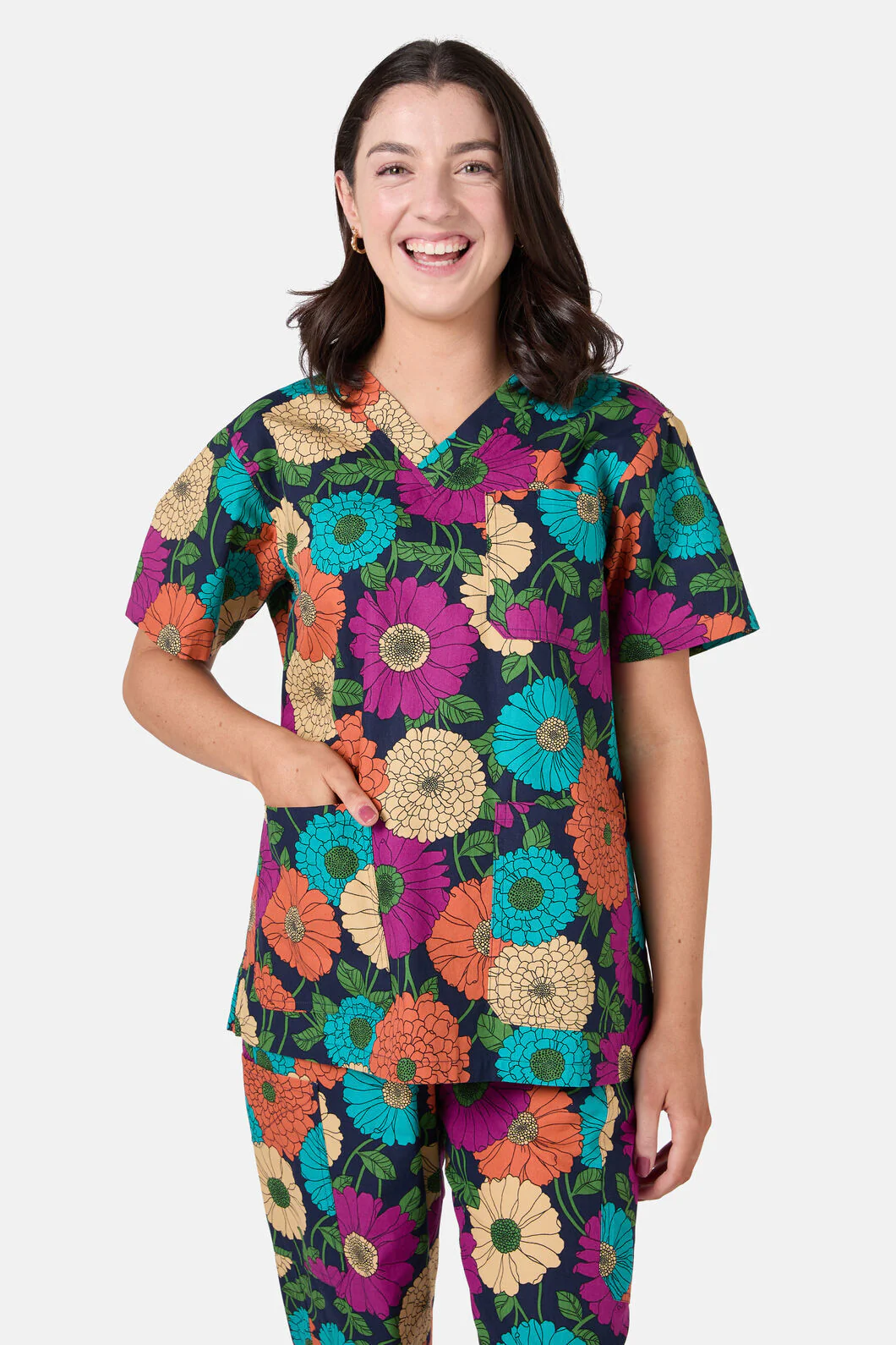 Bonnie Floral Scrub Set