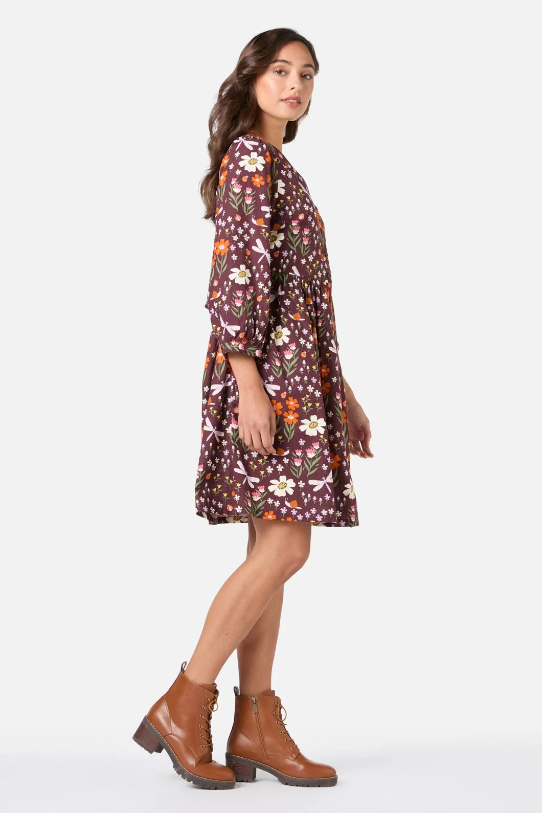 Garden Life Button Front Dress
