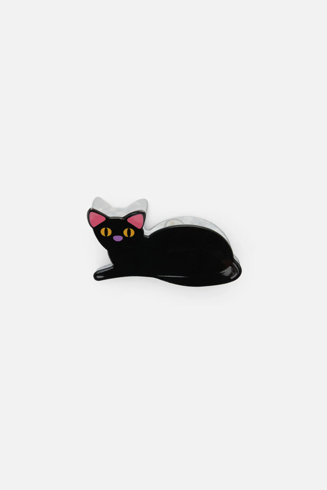 Black Cat Claw Clip