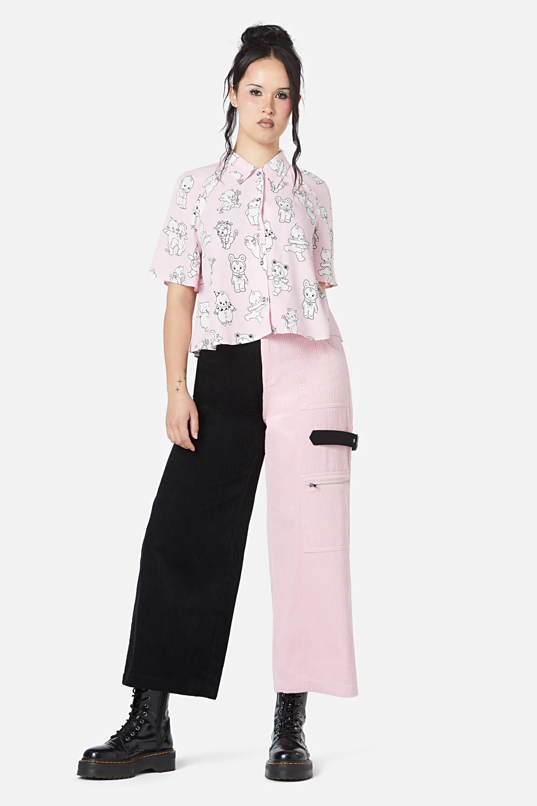 Cherub Face Printed Blouse