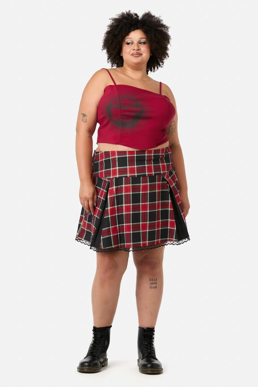 Curve Boundless Tartan Skirt