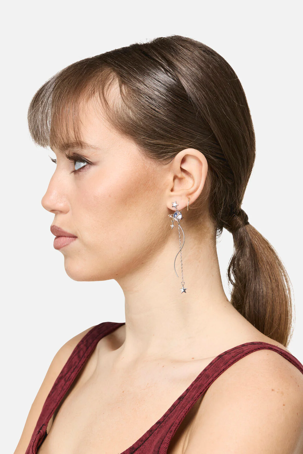 Galactic Planet Star Earrings