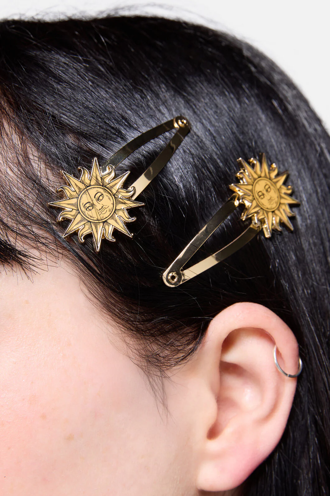 Celestial Sun Hair Clips