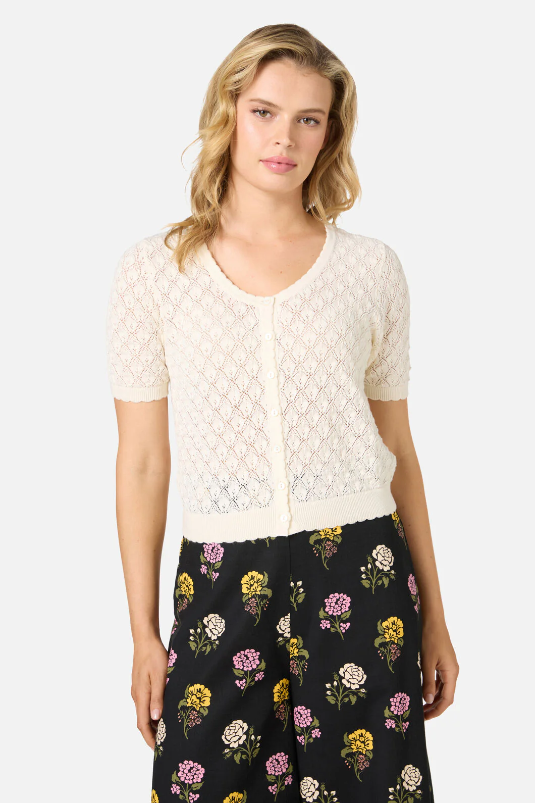 Lacey Short Sleeve Cardigan