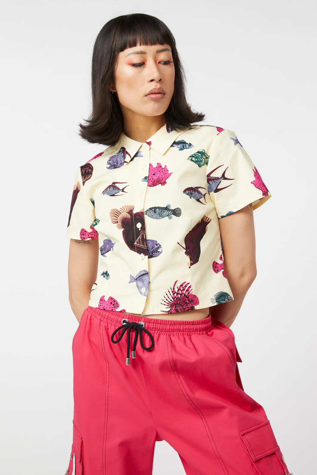Deep Sea Print Blouse