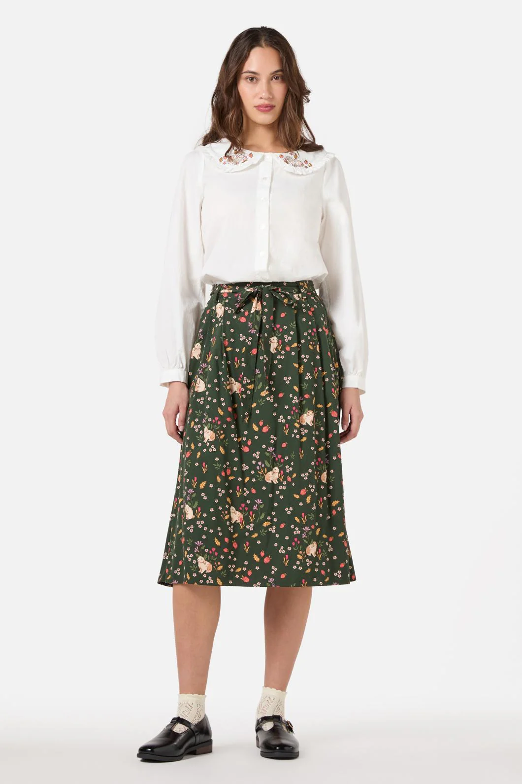 Coco Rabbit Midi Skirt