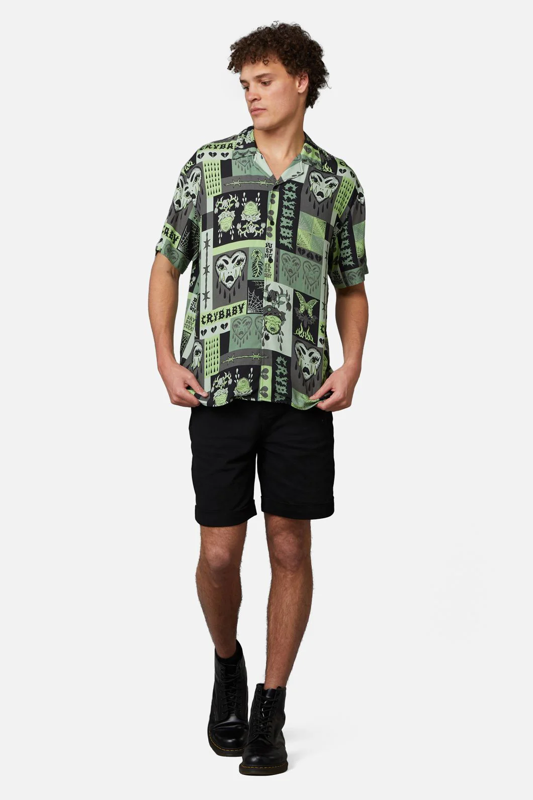 Cry Baby Dark Tile Short Sleeve Shirt