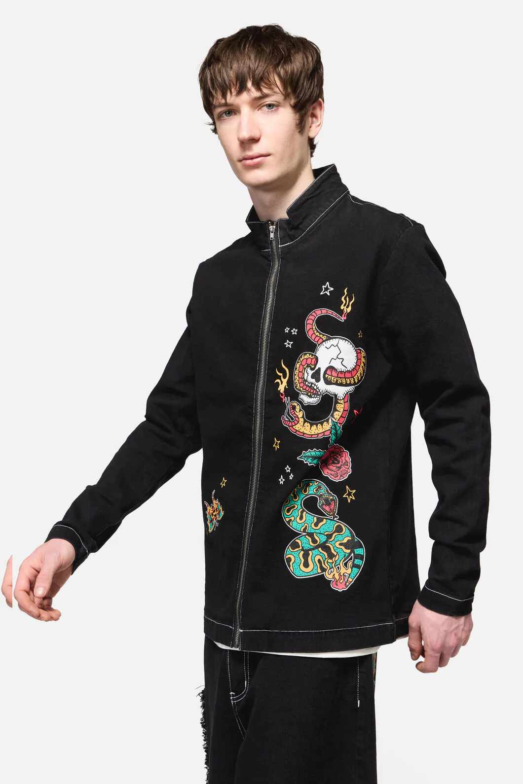 Lawless Denim Zipper Jacket