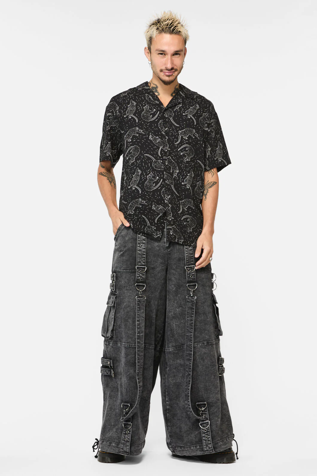 Ratbag Grunge Print SS Shirt