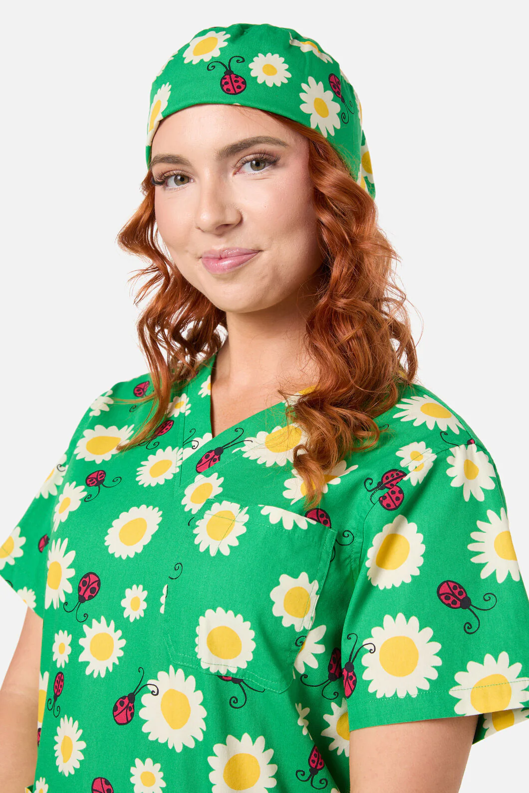 Daisy Ladybird Scrub Hat
