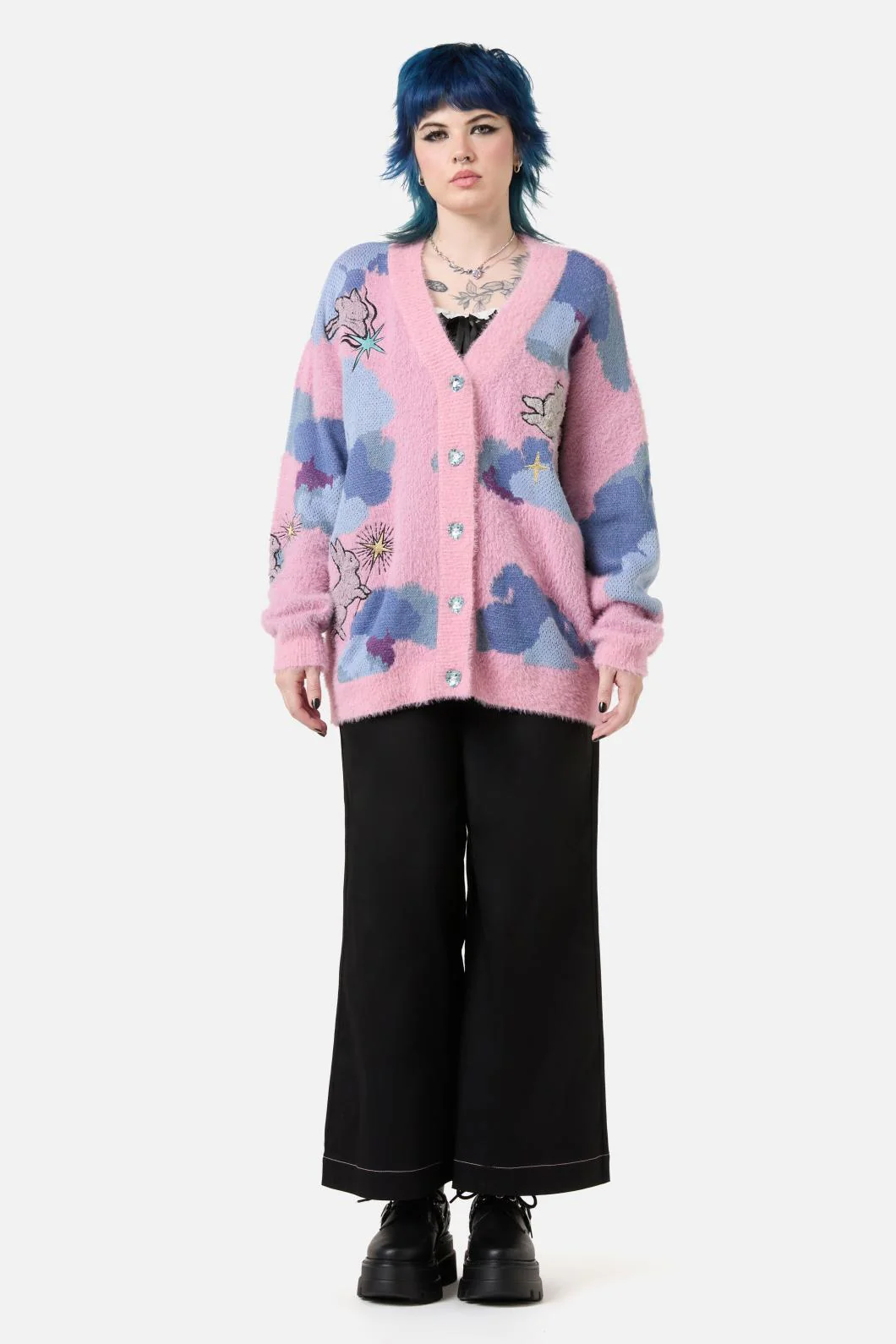 ASAP Multi Texture Cardi