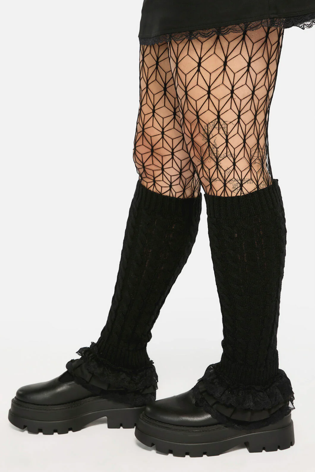 Lace Bottom Leg Warmers