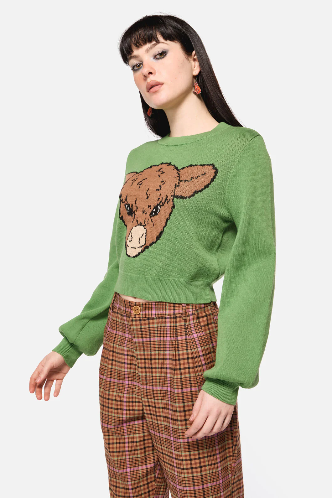 Grazing Cow Knit Jumper