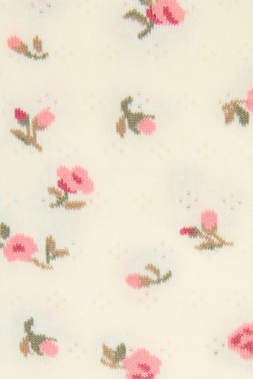 Pointelle & Floral Socks