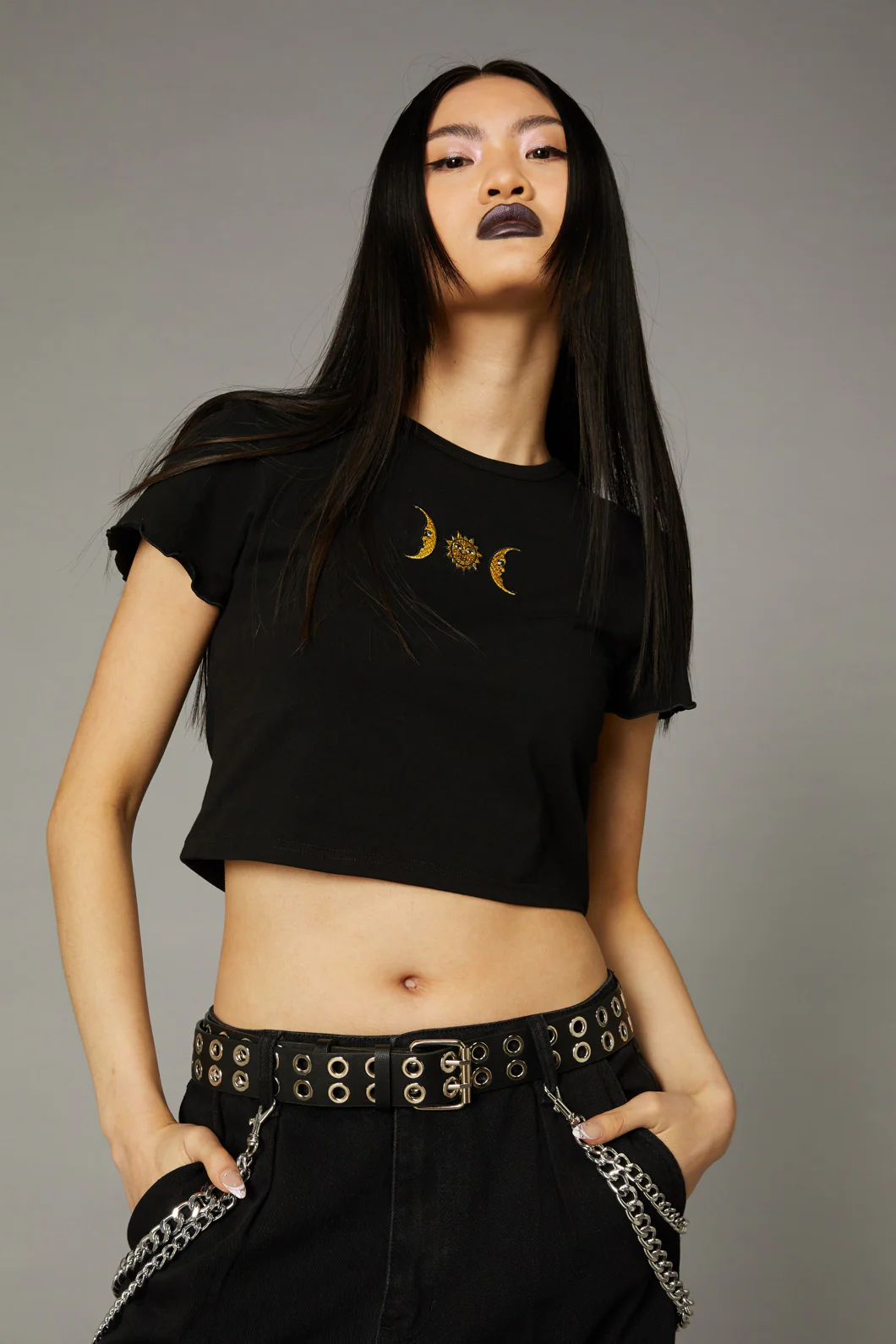 Phases Embroidered Tee