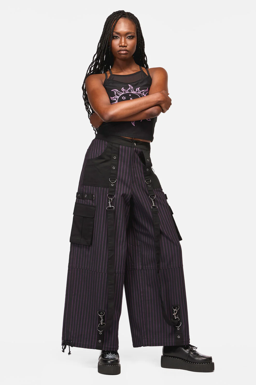 Sabrina Pinastripe Goth Pant