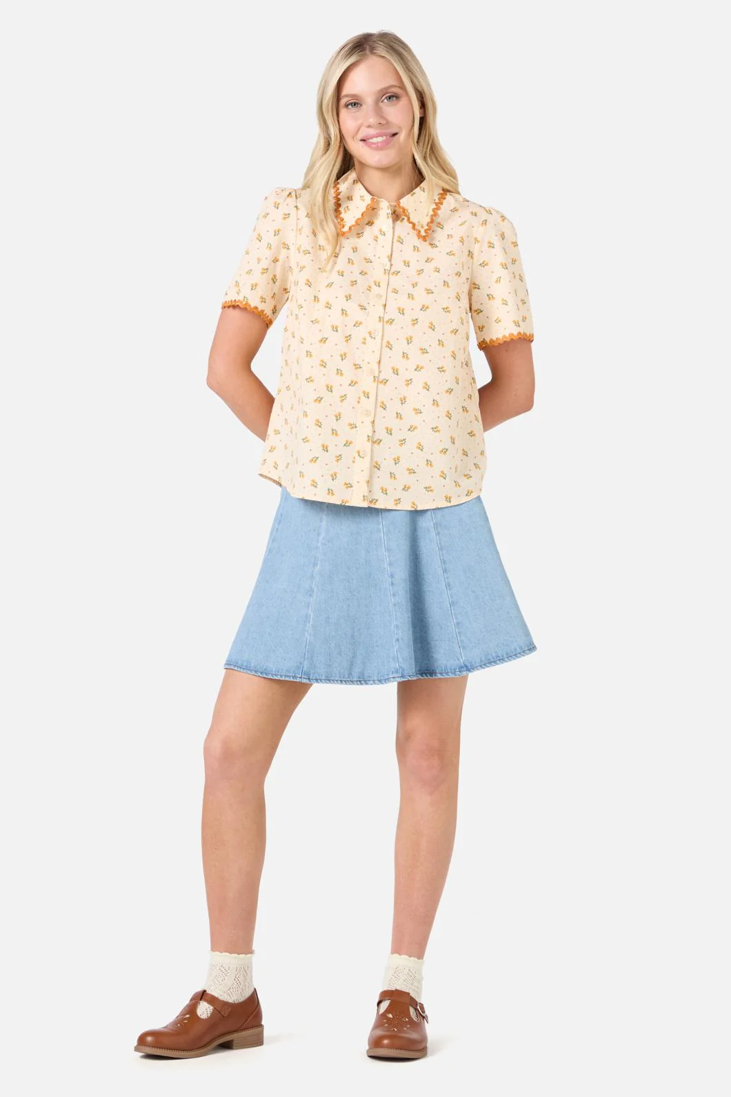 Holly Short Sleeve Blouse