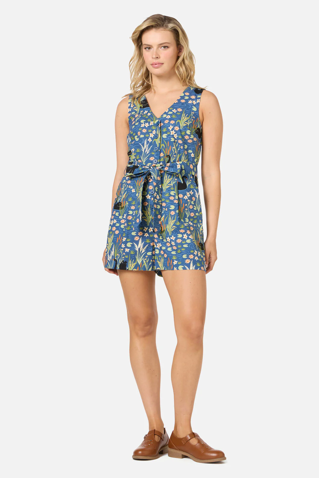 Pretty Swan Playsuit