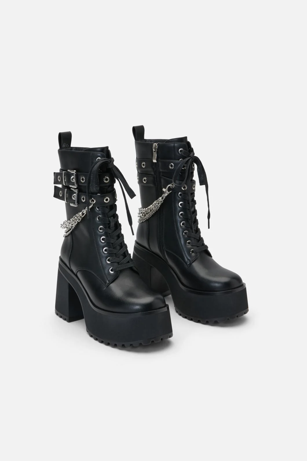 Buckle & Chain Boots