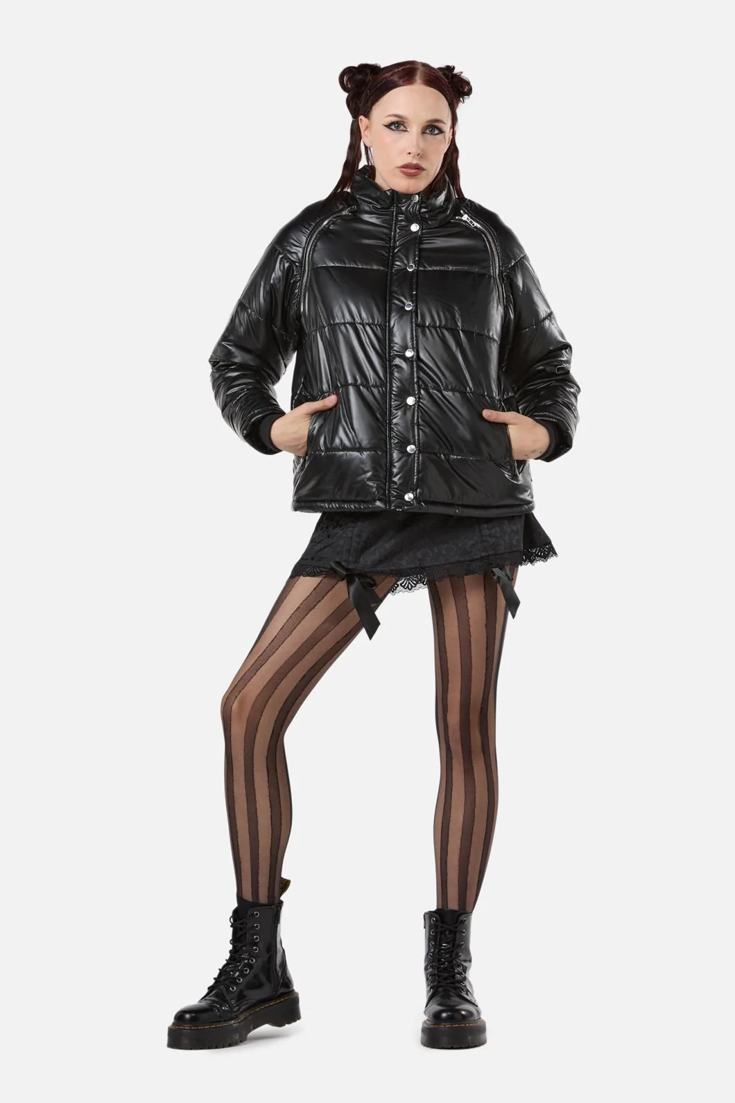 Radioactive Raver Puffer Jacket