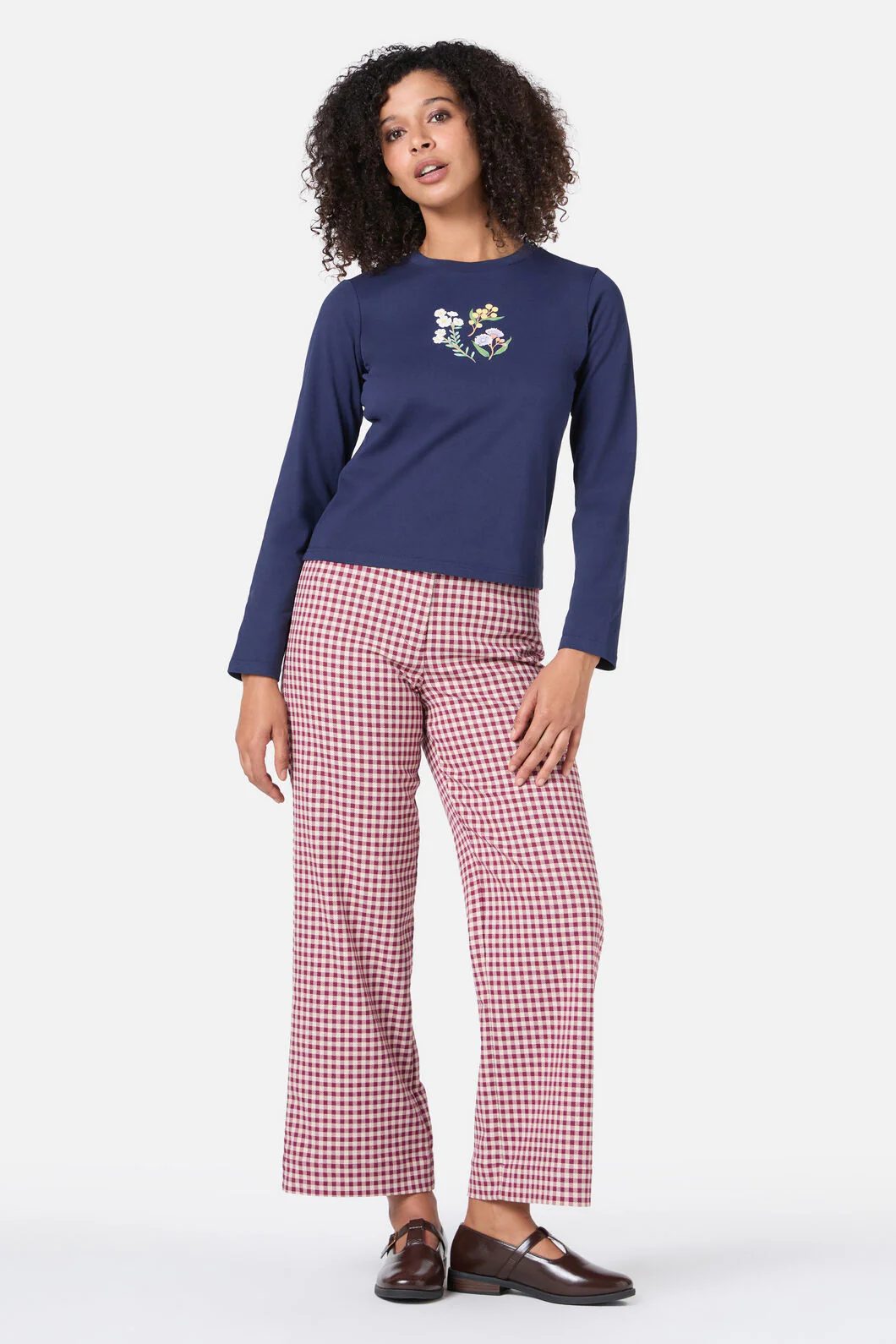 Elsie Flower Long Sleeve Tee