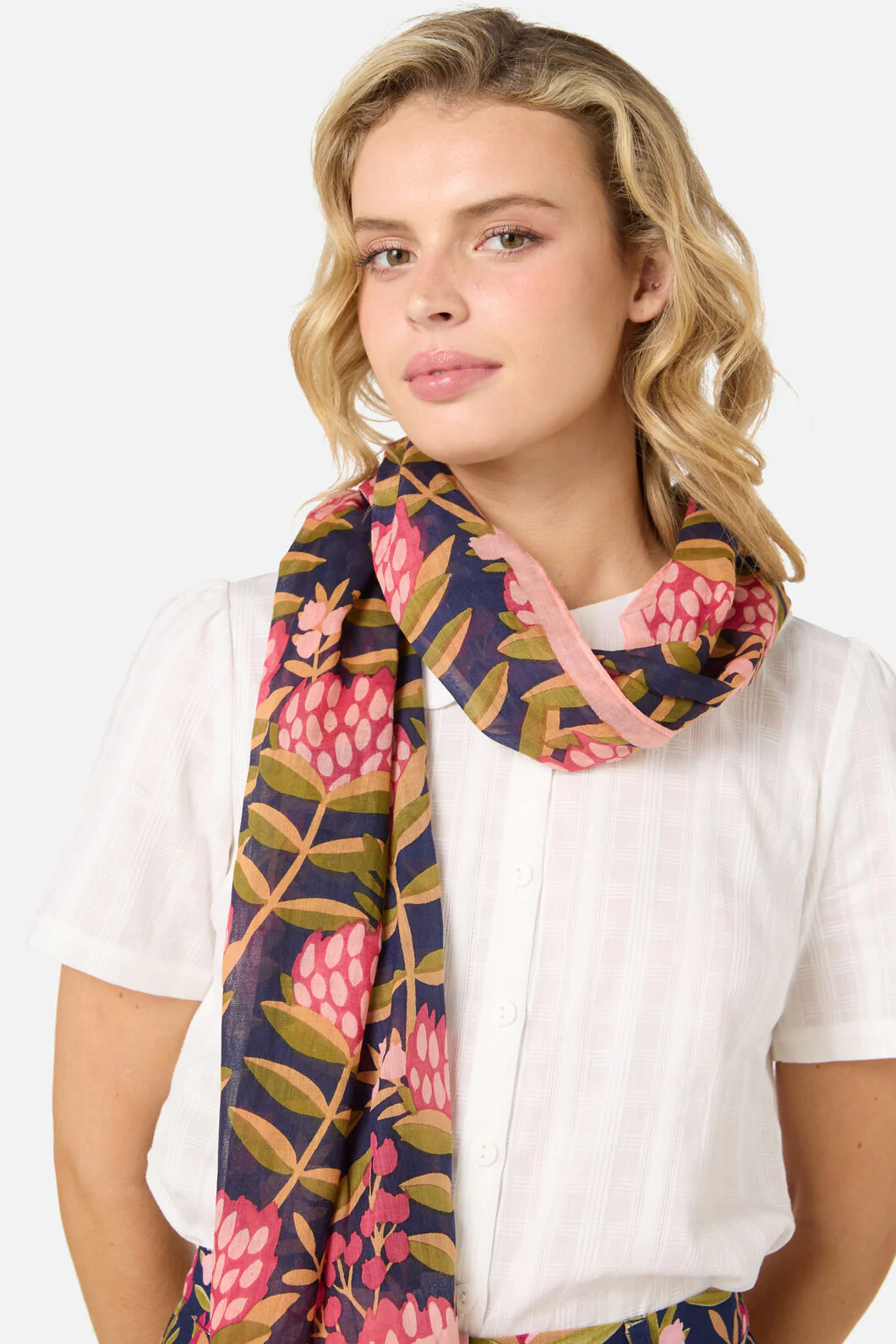 Protea Cotton Scarf