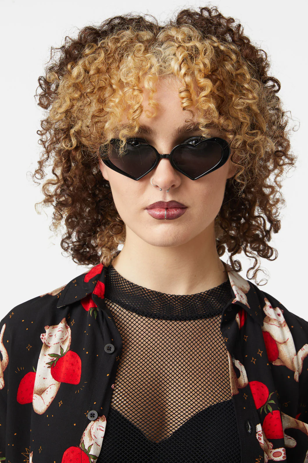 Acetate Heart Sunglasses