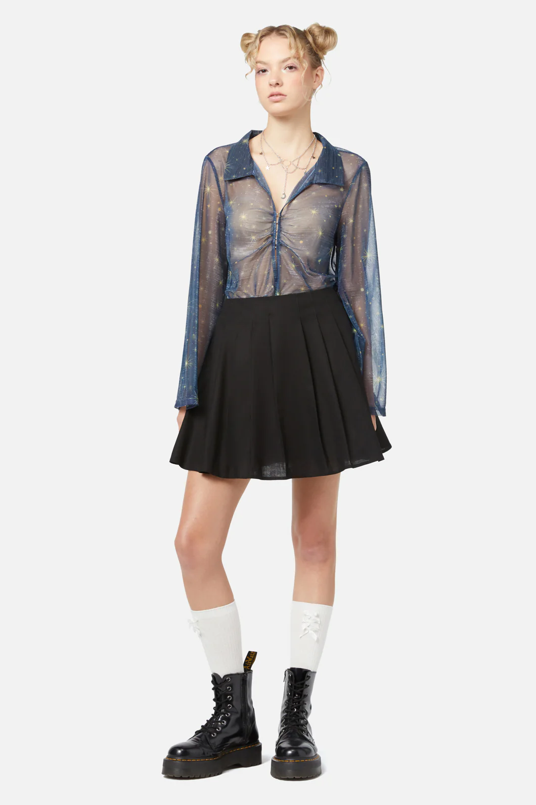 Basic Starlight Pleated Skirt