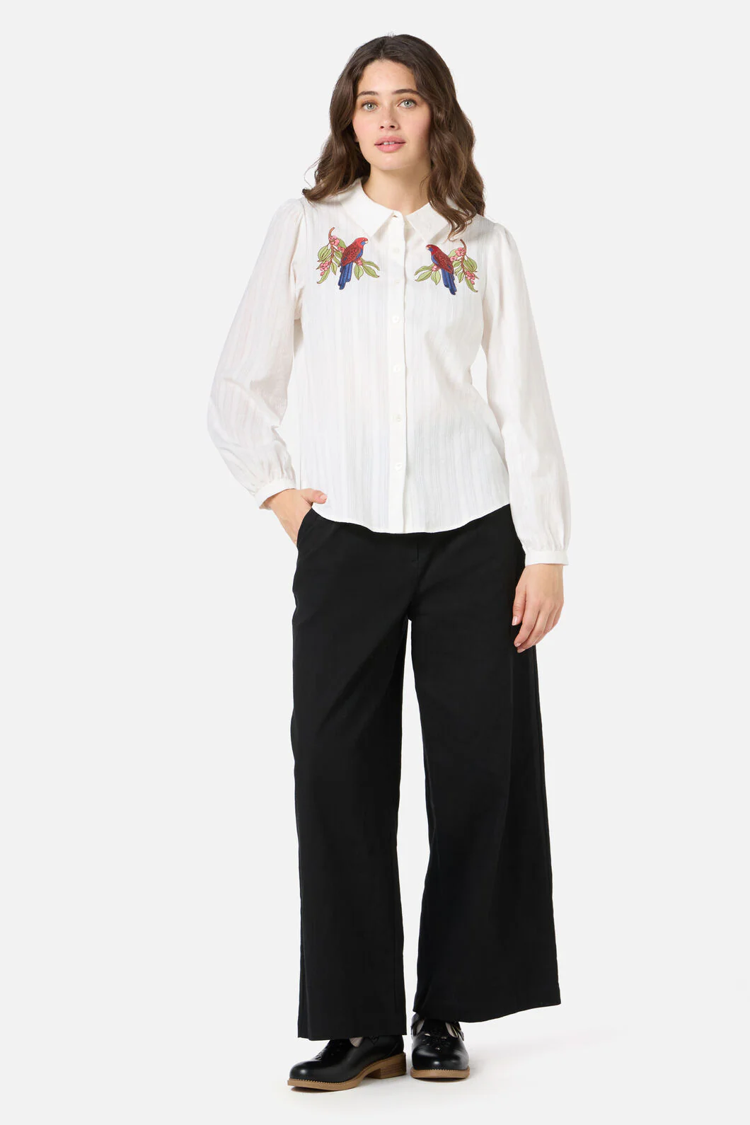 Rosella Embroidered Shirt