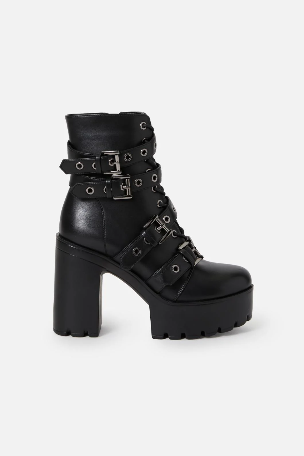 Buckle Heel Boot