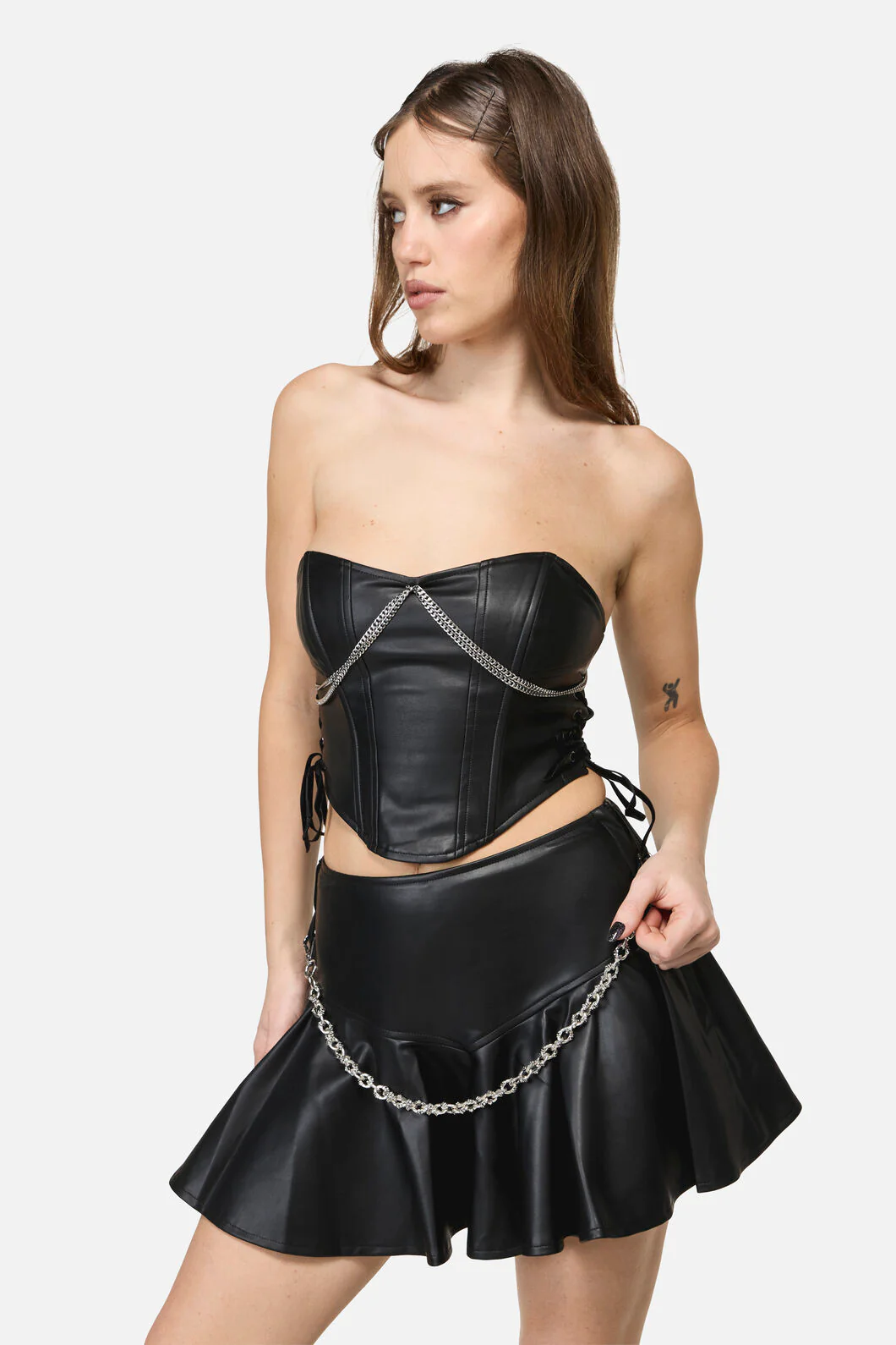 Skull Ring Pant Chain