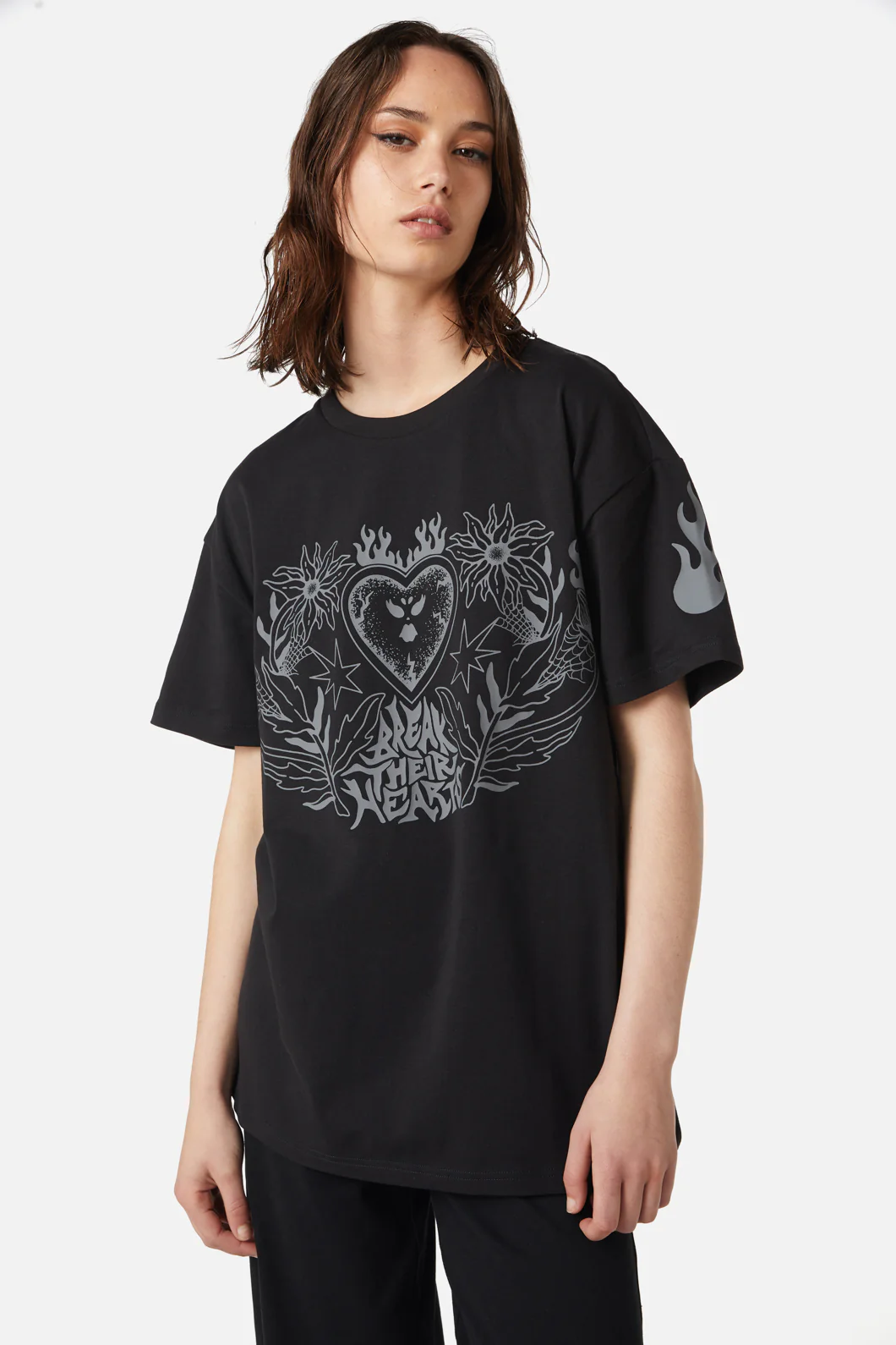 Break Their Hearts Distressed Tee