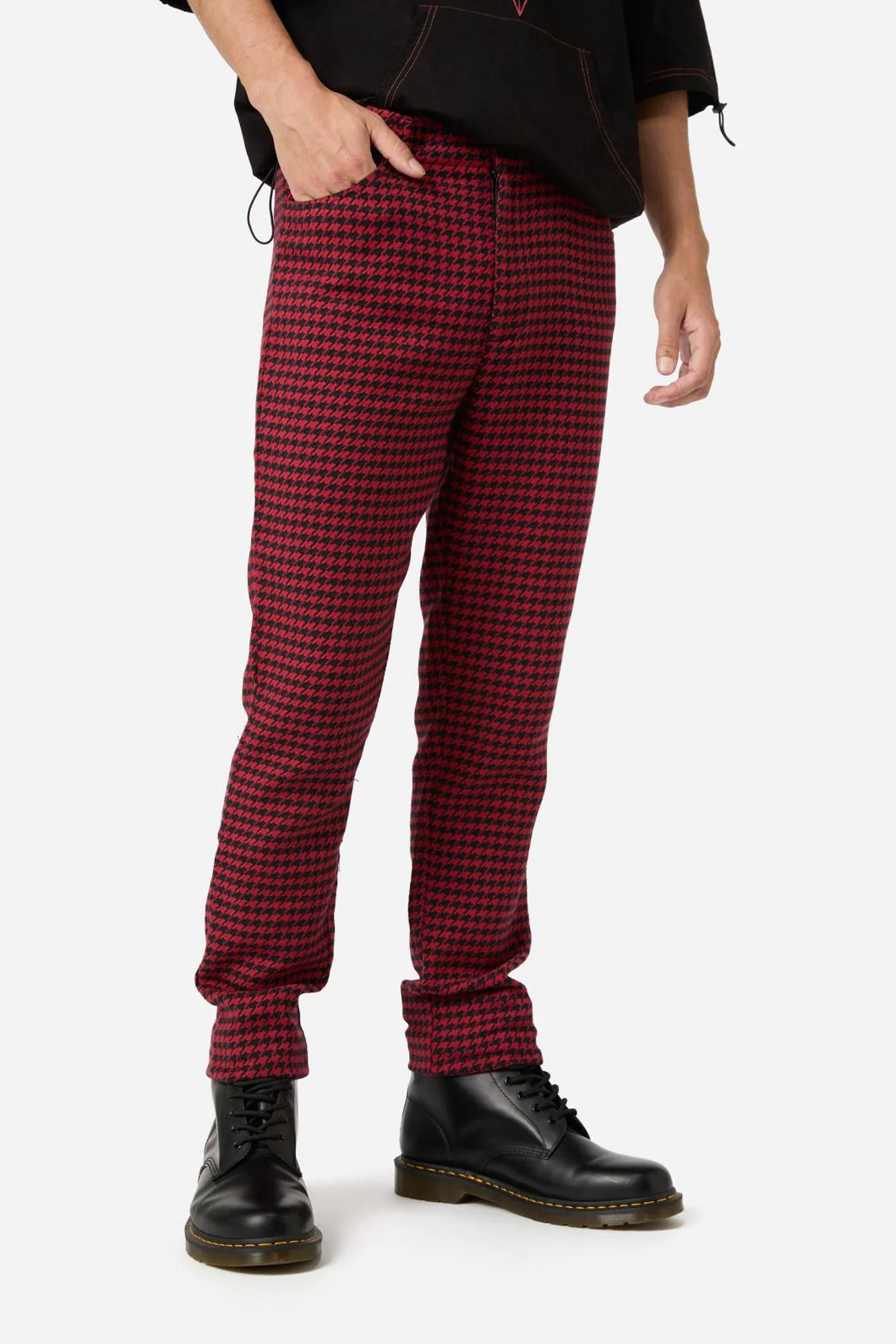 Virtue Houndstooth Slim Fit Pants