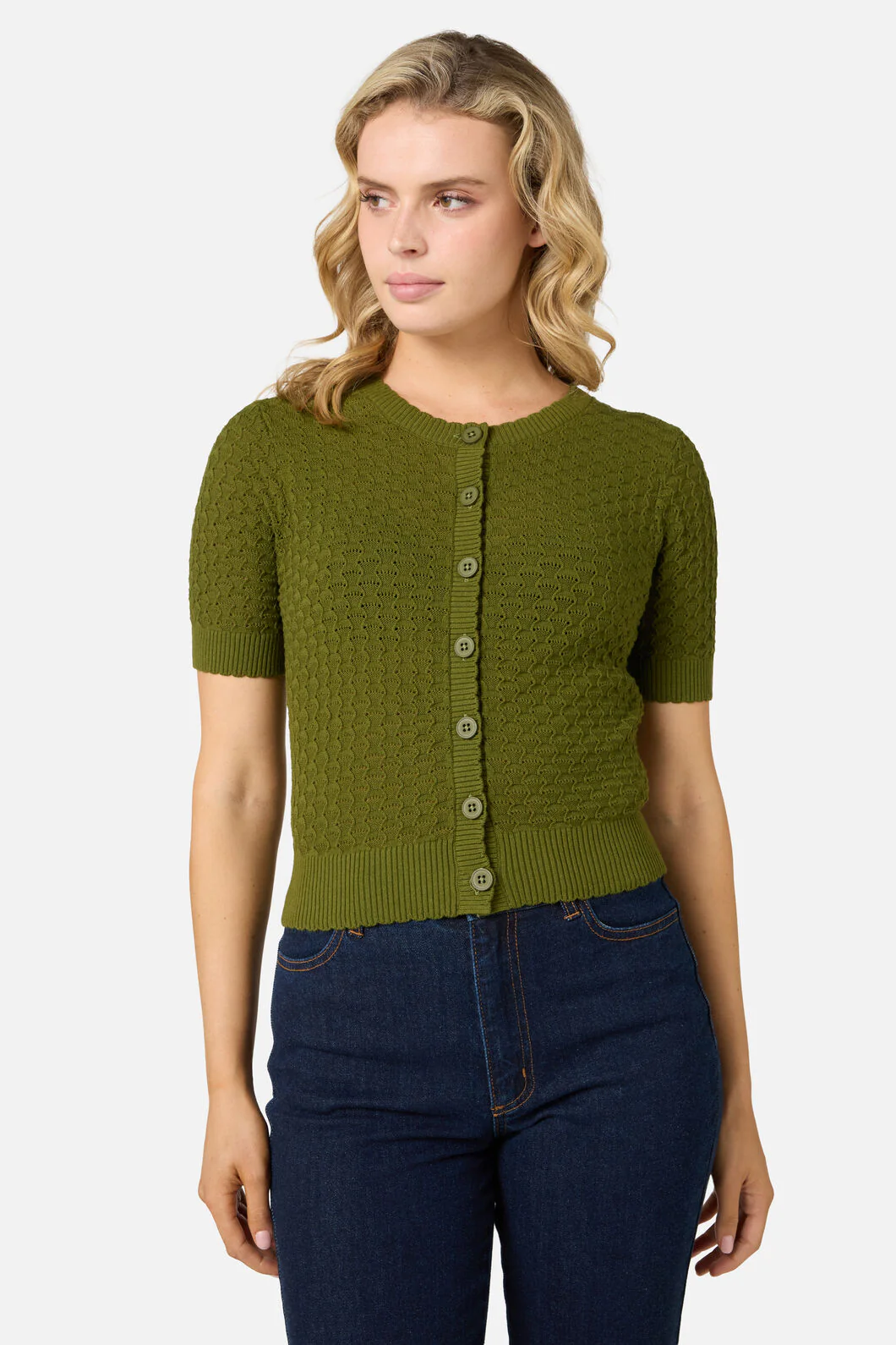 Garden Short Sleeve Cardigan
