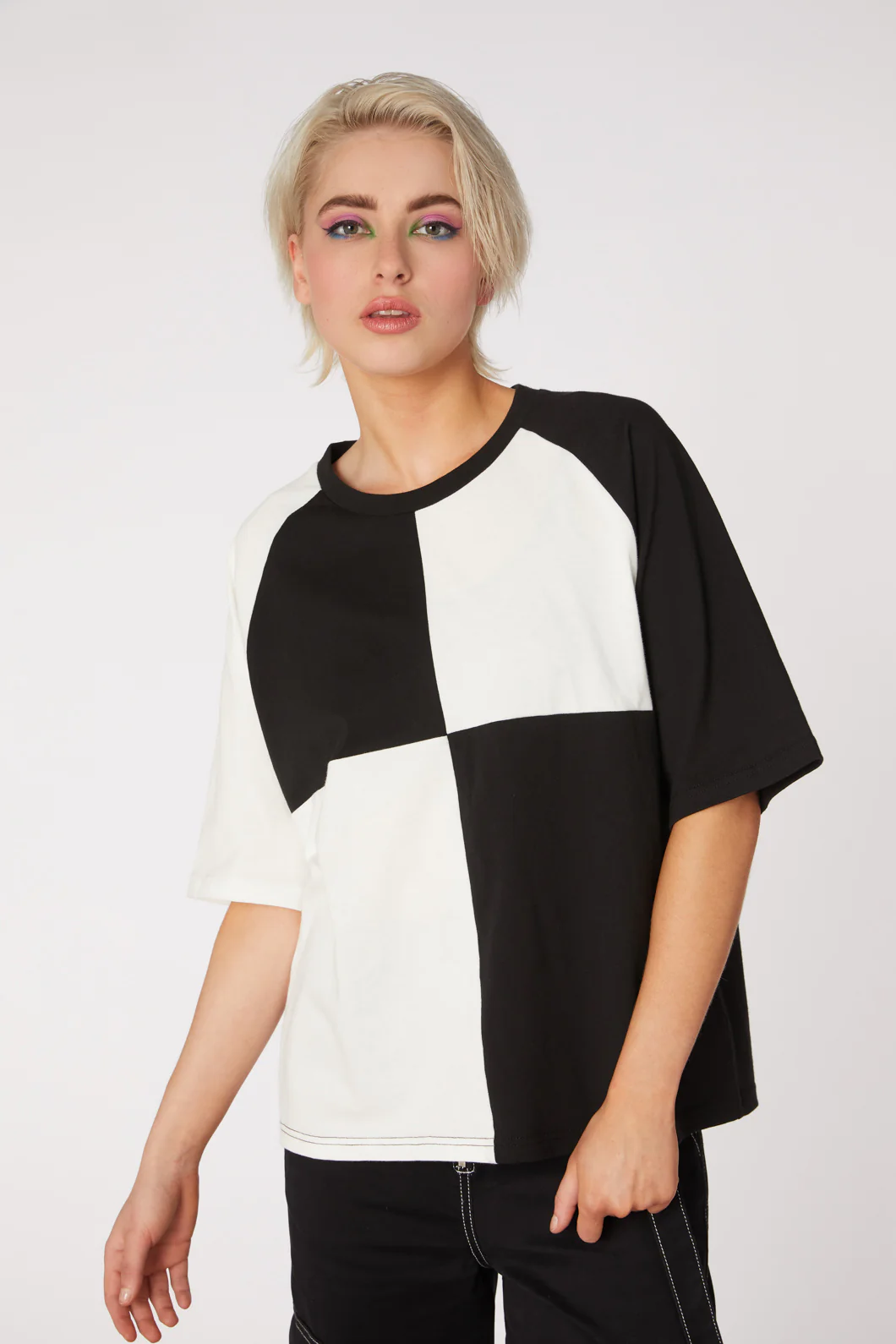 Colourblock Raglan Tee